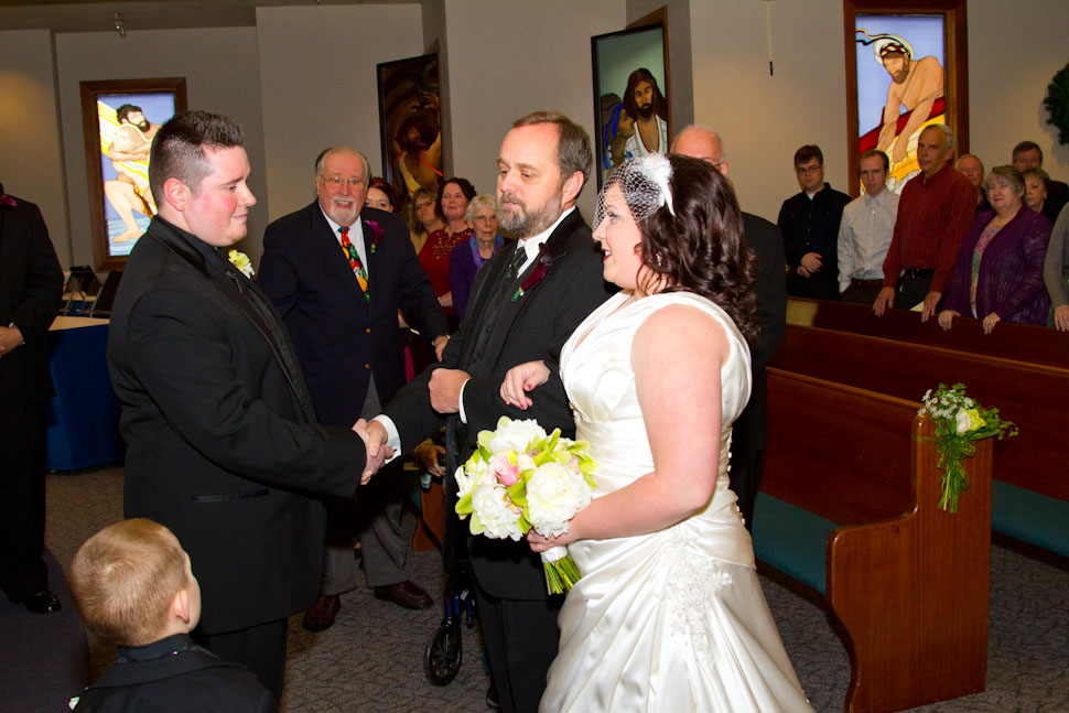 0011_3253 Eugene Winter Wedding | Bethesda Lutheran Church | Becky & Matt