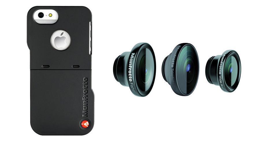 Untitled-1 Manfrotto KLYP+ iPhone 5/5S Case & Set of 3 Lenses