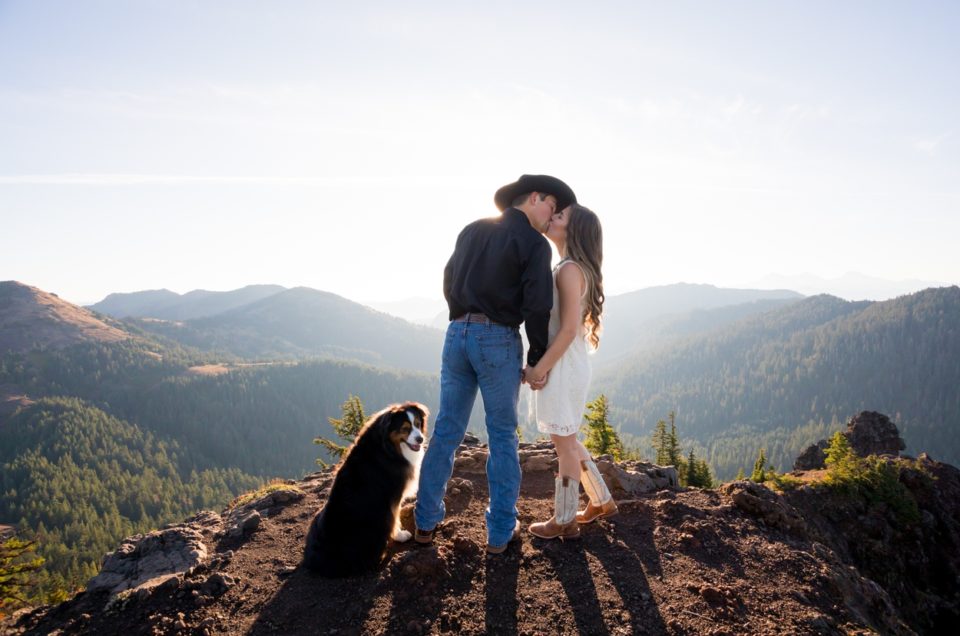 Lyndee & Max | Adventure Engagement Session | Iron Mountain Oregon
